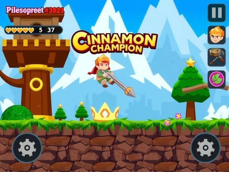 Cinnamon Champion Action Scene Cinnamon Champion Gameplay Screenshot